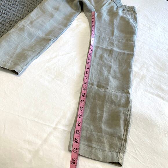 James Perse Patch Linen Pants Women’s Size 0 / XS Minimalist Lagenlook - Picture 3 of 7